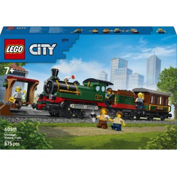 Constructor LEGO City - Tren cu aburi retro (60511)