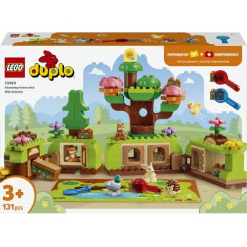 Constructor LEGO Duplo Town - Pădurea minunată cu animale sălbatice (10480)