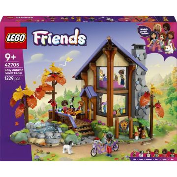 Constructor LEGO Friends - Cabană confortabilă de toamnă în pădure (42705)