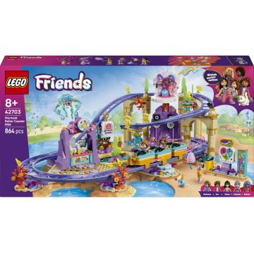 Constructor LEGO Friends - Montagne russe rapidă cu sirenă (42703)
