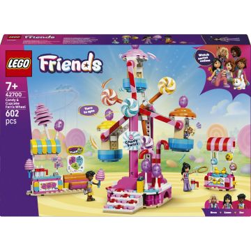 Constructor LEGO Friends - Roată Ferris din bomboane și dulciuri (42700)