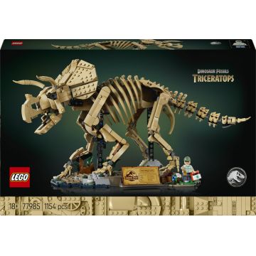 Constructor LEGO Jurassic World - Fosile de dinozauri: Triceratops (77985)