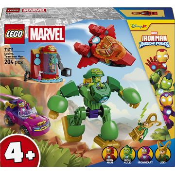 Constructor LEGO Marvel Super Heroes - Loki împotriva Omului de Fier (11211)