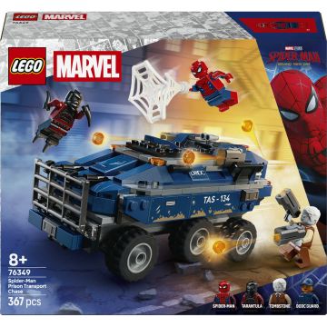 Constructor LEGO Marvel Super Heroes - Urmărirea transportului deținuților cu Spider-Man (76349)