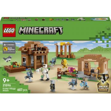 Constructor LEGO Minecraft - Atac asupra Satului Vrăjitorilor(21596)