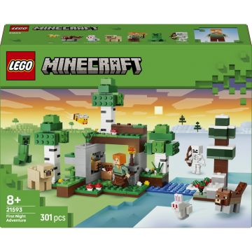 Constructor LEGO Minecraft - Prima aventură nocturnă (21593)