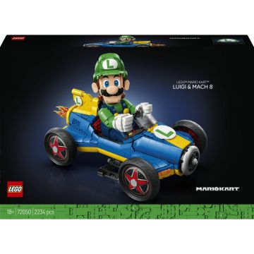 Constructor LEGO Super Mario - Luigi și Mach 8 (72050)