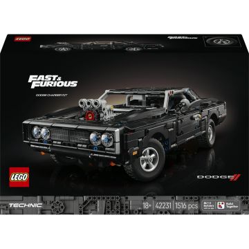 Constructor LEGO Technic - Rapid și furios: Mașină Dodge Charger R/T (42231)