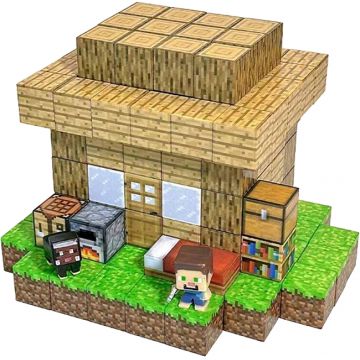 Constructor magnetic  Minecraft - 122 piese