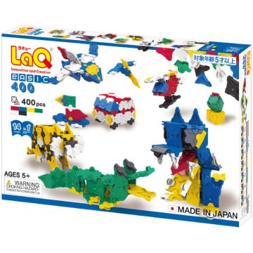 Constructor pentru copii 14 în 1 LaQ – Basic 400, First Set, 400 piese.