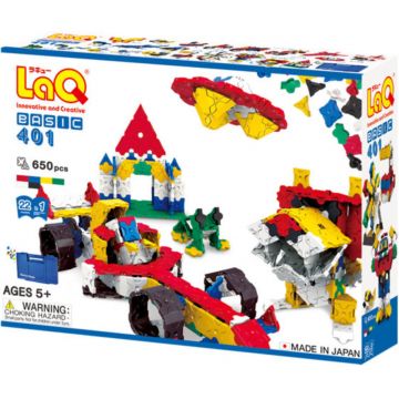 Constructor pentru copii 22 în 1 LaQ - Basic 401, 650 piese