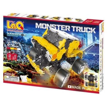 Constructor pentru copii 5 în 1 LaQ Hamacron - Monster Truck, 181 piese