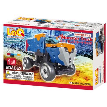 Constructor pentru copii LaQ Hamacron - Mini Monster Truck, 46 piese