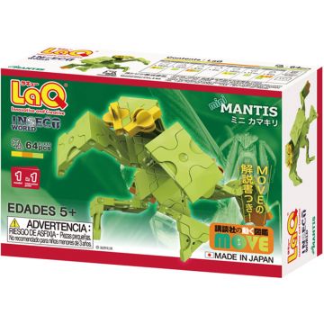 Constructor pentru copii LaQ Insect World - Călugăriţă, 64 piese