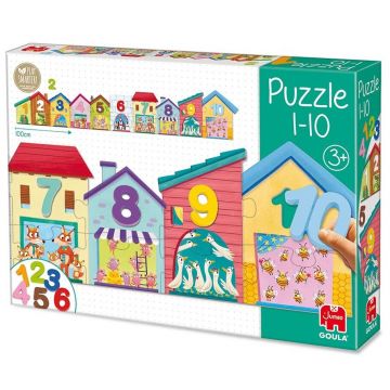 Goula Puzzle de numărat, 30 de piese