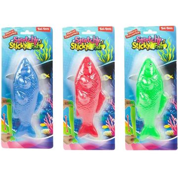 Jucărie antistres elastică Toi Toys - Pește lipicios, sortiment
