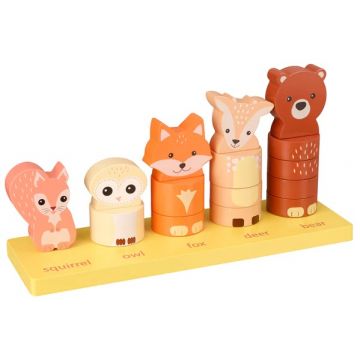 Jucărie de sortare din lemn Orange Tree Toys - Animale din pădure