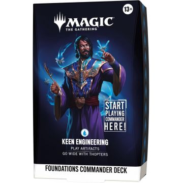 Magic The Gathering: Foundations Commander Deck - Keen Engineering