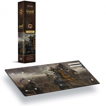Pad de joc de cărți No Loading Games - Gwent Nilfgaard Playmat, 73 x 29 cm