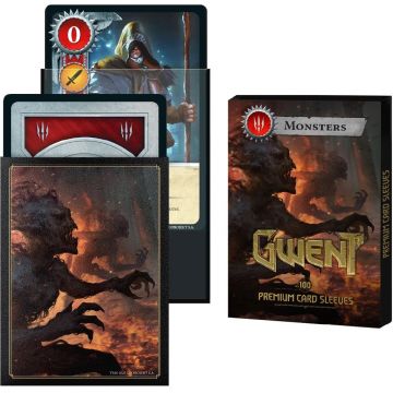 Protecții pentru cărți de joc No Loading Games - Gwent Sleeves Monsters (100 buc.)