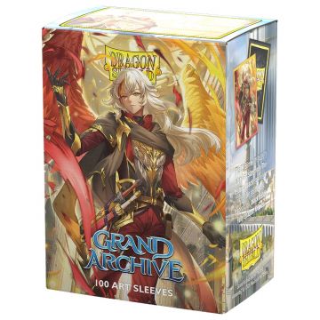 Protectori pentru cărți Dragon Shield - Matte Dual Art Sleeves Standard Size, Grand Archive: Azrael, Archangel of Materia (100 buc.)