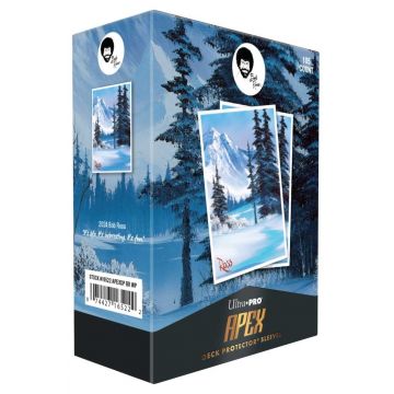 Protectori pentru cărți Ultra Pro - Bob Ross: Protector pentru pachet Apex Winter Paradise (105 buc.)