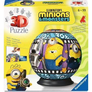 Puzzle 3D Ravensburger din 72 piese - Minions 3