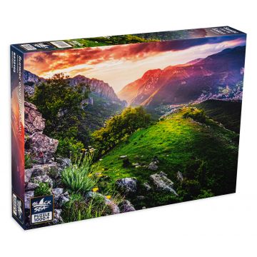 Puzzle Black Sea din 1000 de piese - Apus peste Balcani, Yordan Nedyalkov