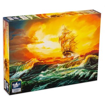 Puzzle Black Sea din 1000 de piese - In ochii furtunii, Valentin Tuzsuzov
