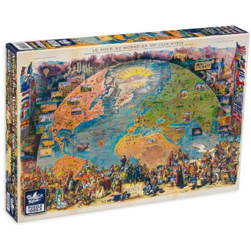 Puzzle Black Sea din 1000 de piese - Inconjurul lumii intr-o clipa