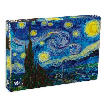 Puzzle Black Sea din 1000 de piese - Noapte instelata, Vincent van Gogh