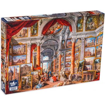 Puzzle Black Sea din 1000 de piese - O vedere a Romei moderne