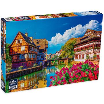 Puzzle Black Sea din 1000 de piese - Primavara la Strasbourg