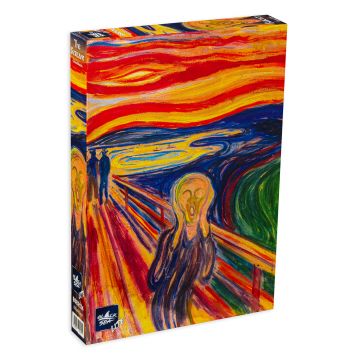 Puzzle Black Sea din 1000 de piese - Strigatul, Edward Munch