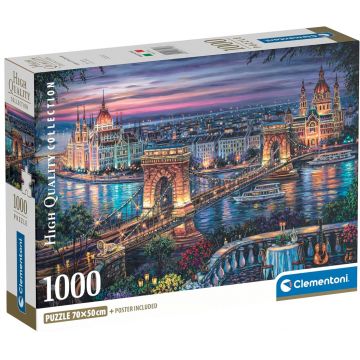 Puzzle Clementoni de 1000 piese - Luminile Dunării