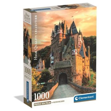 Puzzle Clementoni de 1000 piese - Ora de aur la castelul Eltz