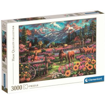 Puzzle Clementoni de 3000 piese - Liberi să hoinărească