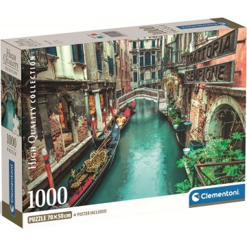 Puzzle Clementoni din 1000 piese - Canal din Veneția