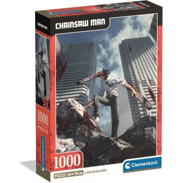 Puzzle Clementoni din 1000 piese - Chainsaw Man