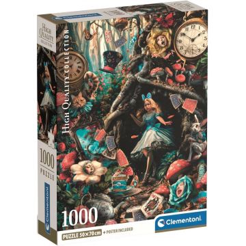 Puzzle Clementoni din 1000 piese - Încă o zi în Țara Minunilor