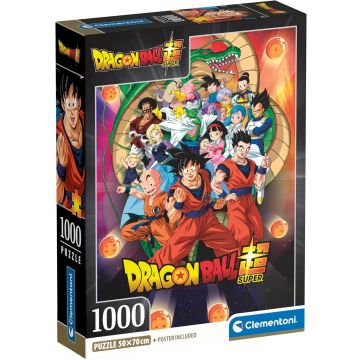 Puzzle Clementoni din 1000 piese - Personaje din Dragon Ball