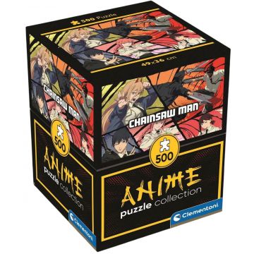 Puzzle Clementoni din 500 piese - Chainsaw Man, opțiunea 2