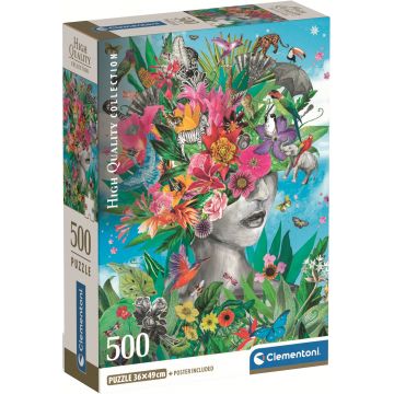 Puzzle Clementoni din 500 piese - Jungla din mine