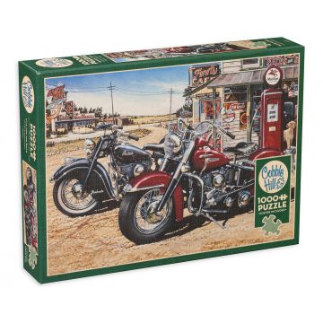 Puzzle Cobble Hill din 1000 de piese - Amandoi pe drum, Lance Russwurm