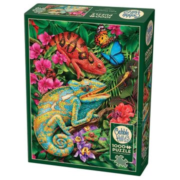Puzzle Cobble Hill din 1000 de piese - Cameleoni