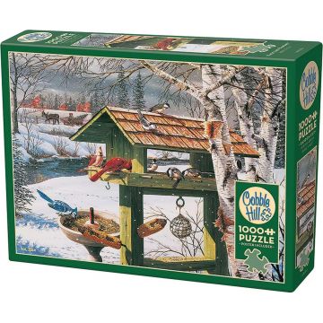 Puzzle Cobble Hill din 1000 de piese - Festin în curtea din spate