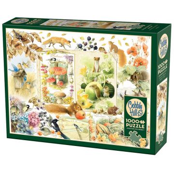 Puzzle Cobble Hill din 1000 de piese - Jurnal natural: Toamna