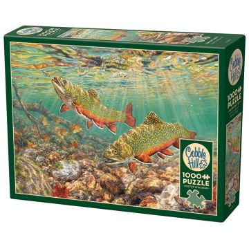 Puzzle Cobble Hill din 1000 de piese - Păstrăvi