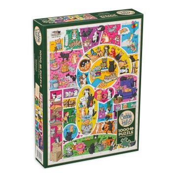 Puzzle Cobble Hill din 1000 de piese - Pisicuțe drăguțe