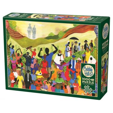 Puzzle Cobble Hill din 1000 de piese - Reuniune de familie